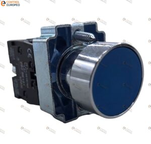 Boton Pulsador 22mm Color Azul 0-400v 10a Xb2-10bng