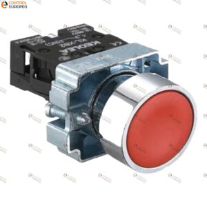 Boton Pulsador 22mm Color Rojo 0-400v 10a Xb2-10bnr