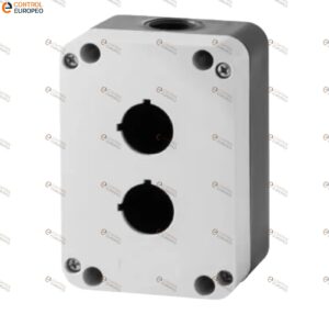 Caja 2 Orificios Gris Con Negro Pq02kgn