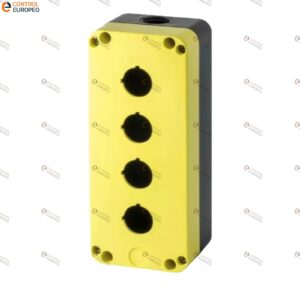 Caja 4 Orificios Amarilla Con Negro Pq04k