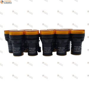Foco Piloto Led Ambar 450v Ac/dc Tablero Control 10pza