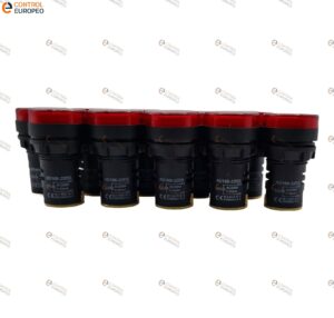 Foco Piloto Led Rojo 24v Ac/dc Tablero Control 10pza