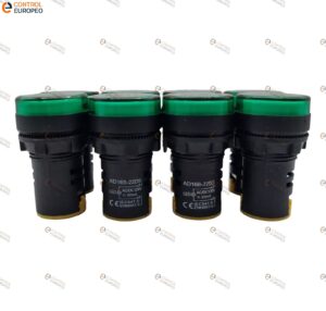 Foco Piloto Led Verde 120v Ac/dc Tablero Control 10pza