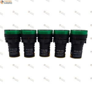 Foco Piloto Led Verde 24v Ac/dc Tablero Control 10pza
