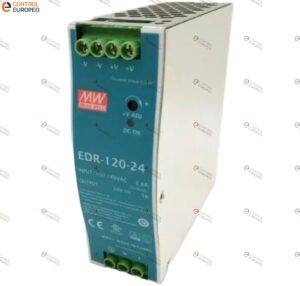 Fuente De Poder Edr-120-24 Mean Well, 120w 24vcd 5a