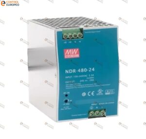 Fuente De Poder Ndr-480-24 Mean Well, 480w 24vdc 20a