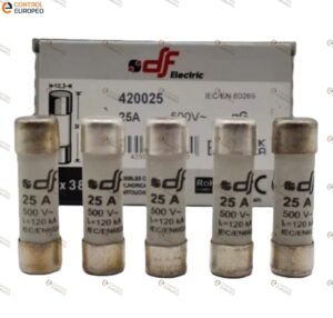 Fusible Cilindrico 25a, 10x38 Gg, 10pza