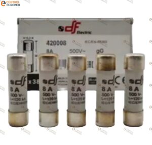 Fusible Cilindrico 8a, 10x38 Gg, 10pza