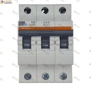 Interruptor Termomagnetico C&s, 3 Polos Riel Din 40 A