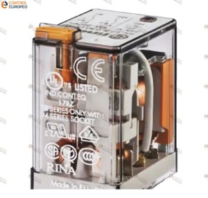 Rele industrial Finder de 8 pines, 10 A, 120 V, serie 55