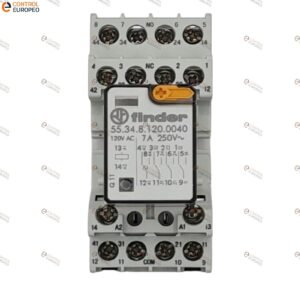 Relevador 120v Ac 7a, 14 Pines Finder Con Base De 14 Pin