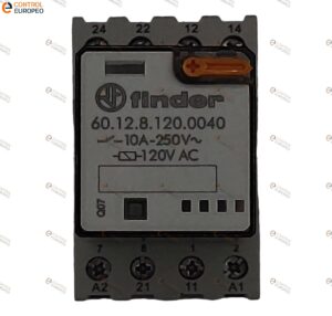 Relevador 120vac 10a, 8 Pines Finder Con Base