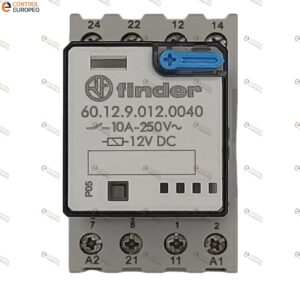 Relevador 12v Dc 10a, 8 Pines Finder Con Base