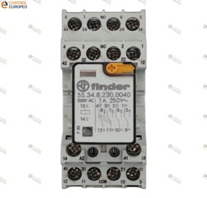 Relevador 230v Ac 7a, 14 Pines Finder Con Base De 14 Pin