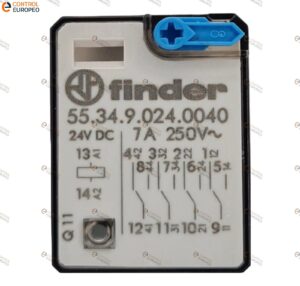 Relevador 24v Dc 7a, 14 Pines Finder