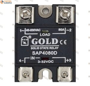 Relevador De Estado Solido Sap 40100a De 100 A, 40-480v Ac