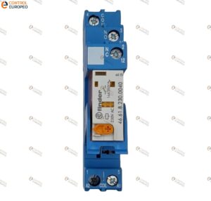 Relevador Encapsulado 230v Ac, 5 Pines 16a Finder Con Base