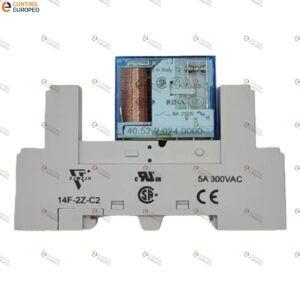 Relevador Encapsulado 24v Dc, 8 Pines Con Base